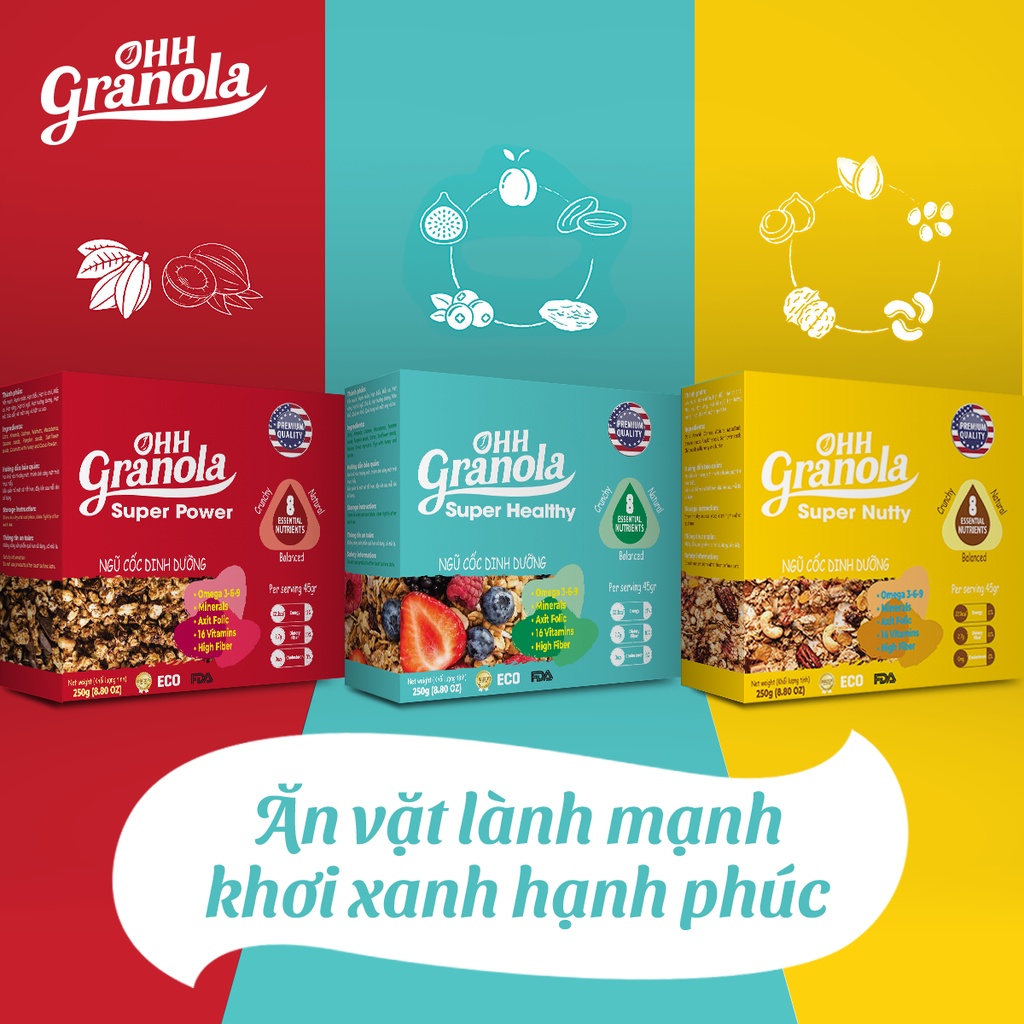 Ngũ Cốc Dinh Dưỡng Super Power (Trộn các Loại Hạt ) 250g