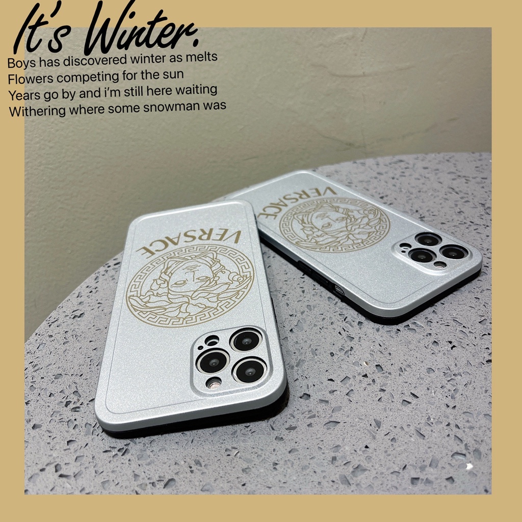 Ốp điện thoại nhám viền khung thẳng mạ điện thích hợp cho iphone 13 pro max 11 12 pro max X XS MAX XR 7+ 8Plus SE 2020