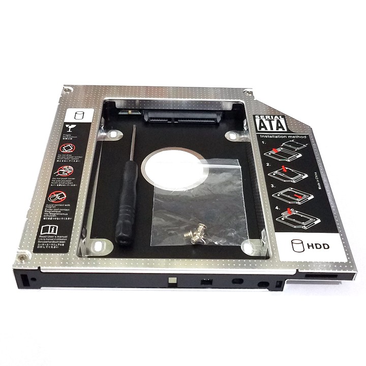 Caddy bay HP CQ CQ20 CQ32 CQ34 CQ35 CQ36 CQ40 CQ41 chuẩn SATA 12.7mm PK68