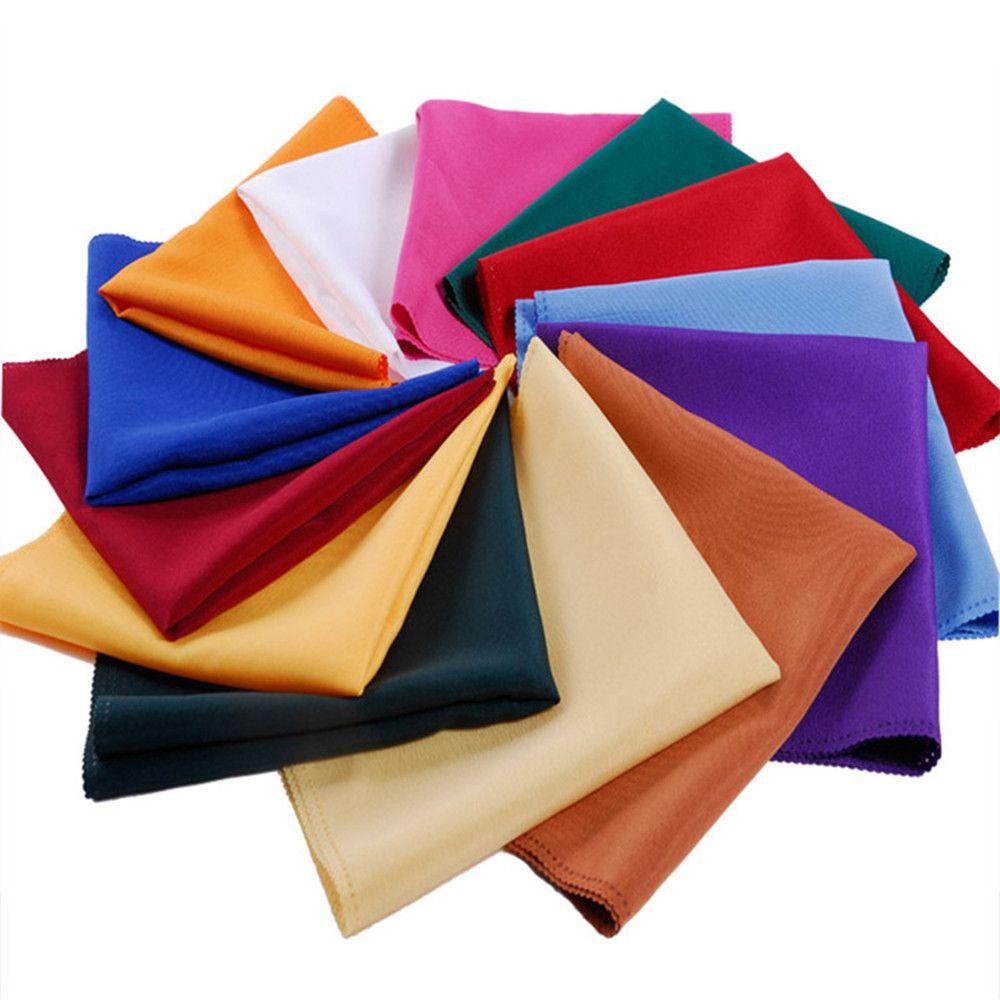 Set 1 / 8 Khăn Trải Bàn Bằng Satin Nhân Tạo Mềm Mại Giặt Được Phong Cách Retro
