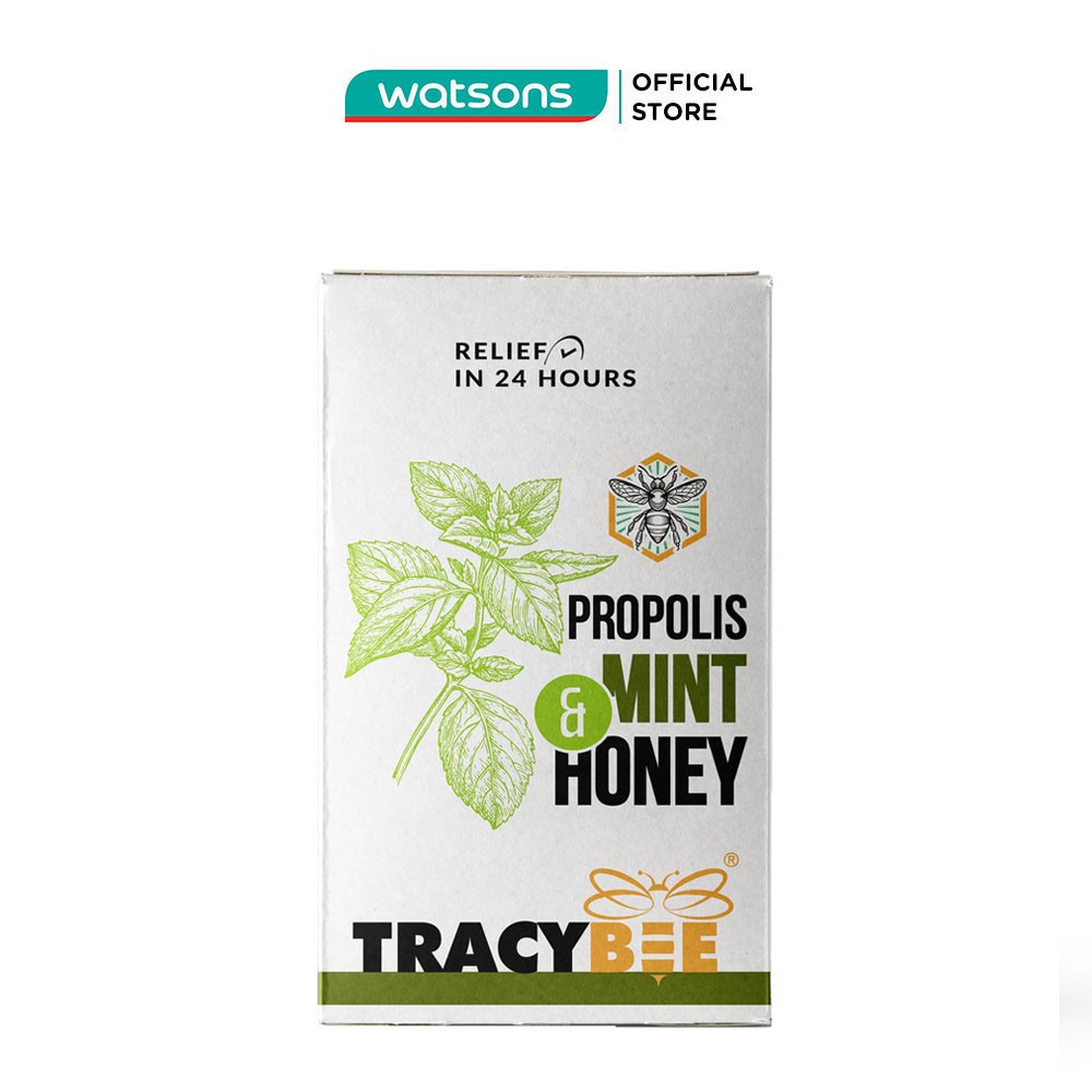 Thực Phẩm Bảo Vệ Sức Khỏe Keo Ong Tracy Bee Vị Bạc Hà & Mật Ong Dạng Xịt 30ml