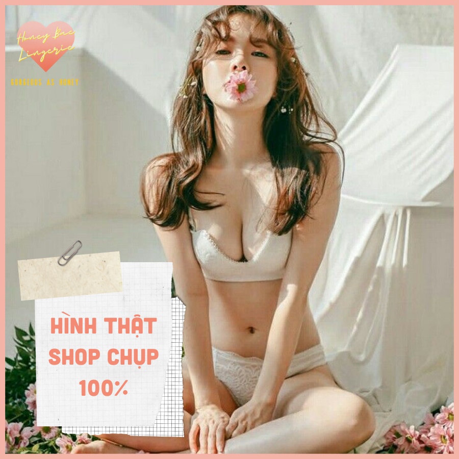 Quần Lót Ren Nữ Cao Cấp đính nơ xuyên thấu quyến rũ đáng yêu cute kháng khuẩn thoáng mát REN005 Honey Bae Nội Y | BigBuy360 - bigbuy360.vn