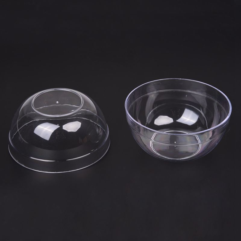 Set 2 Chén Nhựa Trong Suốt Đựng Mặt Nạ DIY 9Cmx4.5Cm