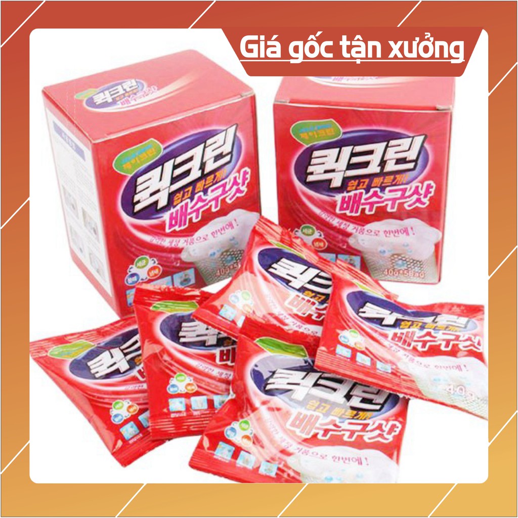 Sẵn hàng combo 10 hộp 5 gói thông tắc đường ống