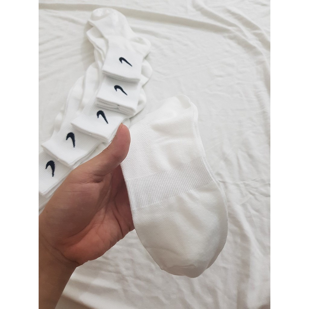 COMBO 3 Đôi Tất thể thao nam nữ Cổ Trung Nike trắng đen cao cấp