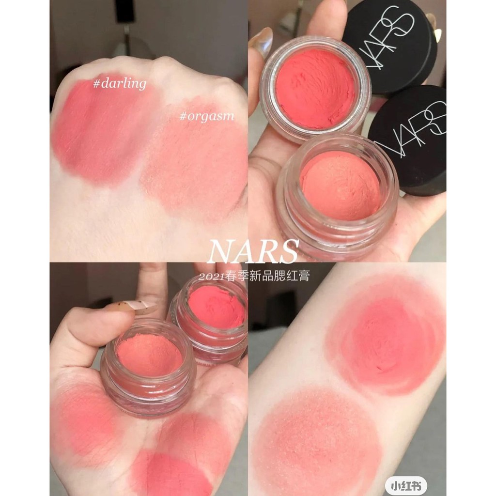 Má Hồng NARS Air Matte Blush Orgasm - Freedom - Darling - Rush