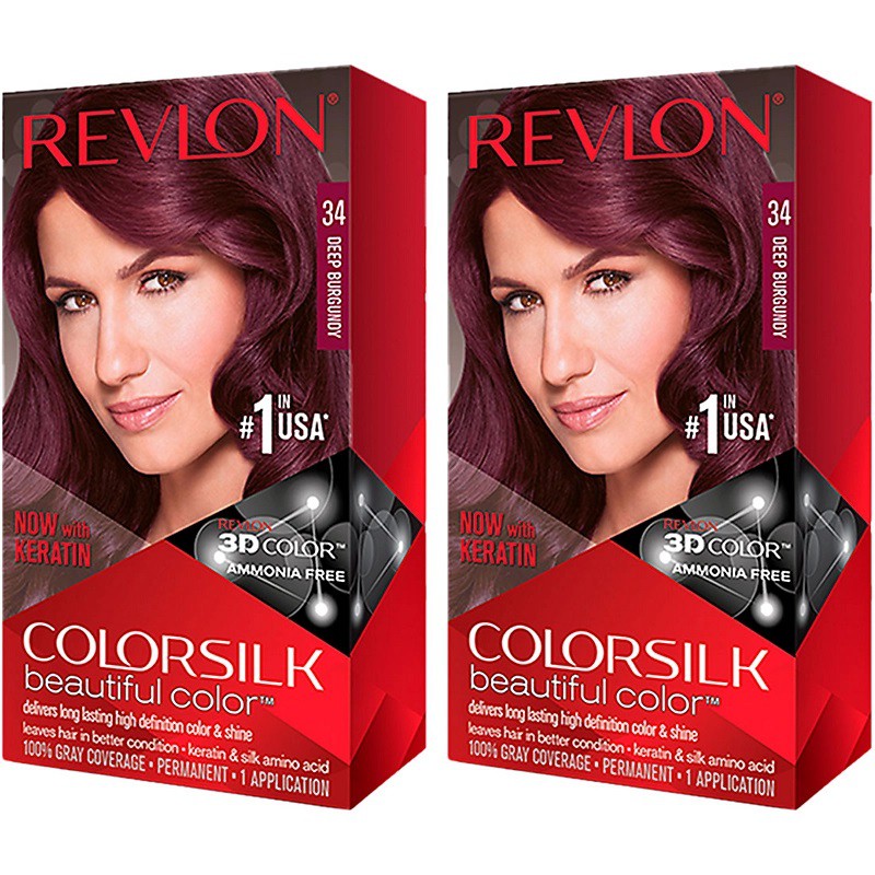 Thuốc nhuộm tóc Revlon 34 ( Đỏ tím đậm )