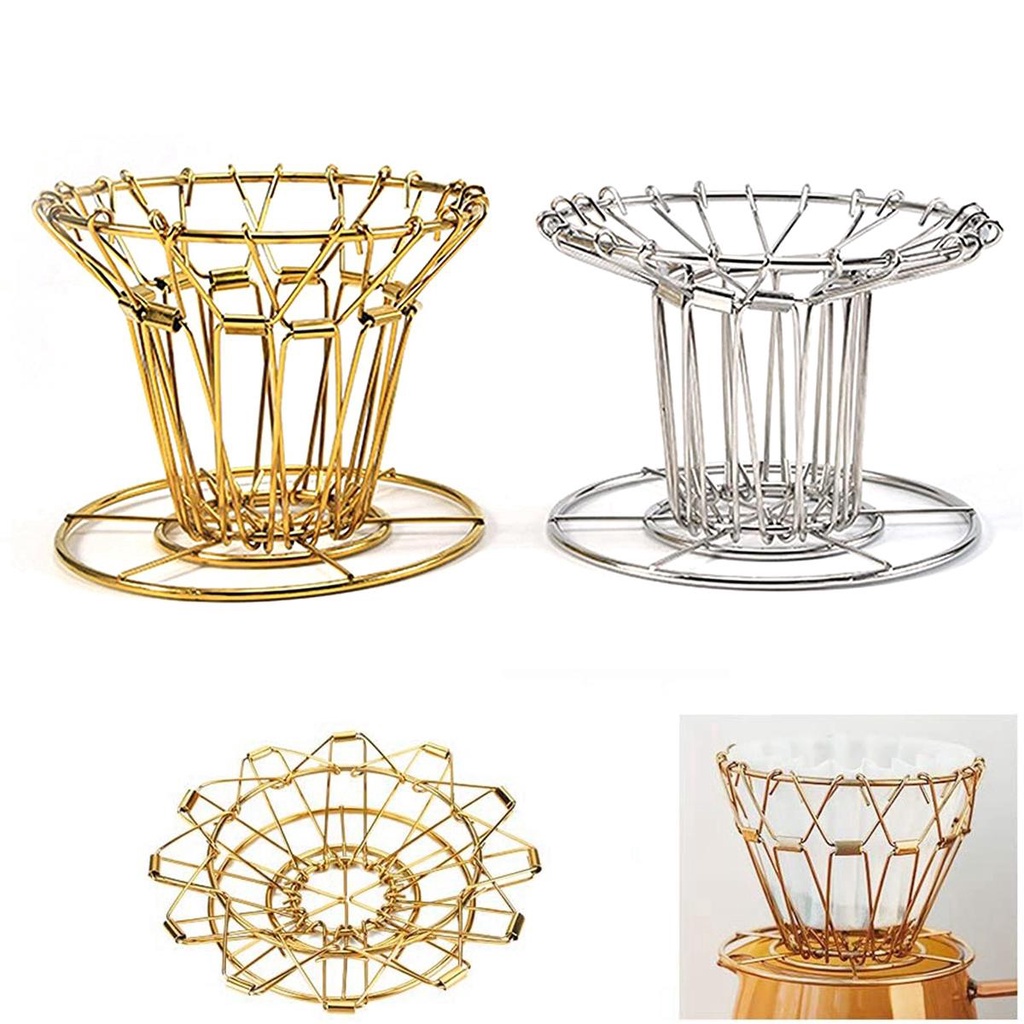 Giá Đỡ Bộ Lọc Cà Phê NICKOLAS Bằng Thép Không Gỉ Có Thể Tái Sử Dụng