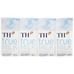 Thùng 48 hộp sữa tươi TH TrueMilk 180ml ( Ít Đường)