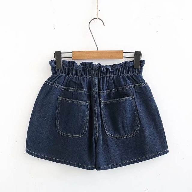 Quần short jean big size lưng thun cài nút size đại 60-90kg