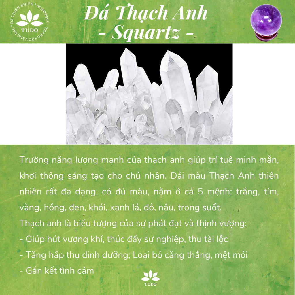 Vòng Tay Nữ phong thủy TUDO TA tóc xanh loại A+ tròn trơn cho nữ mệnh Mộc Hỏa 100% tự nhiên, có kiểm định
