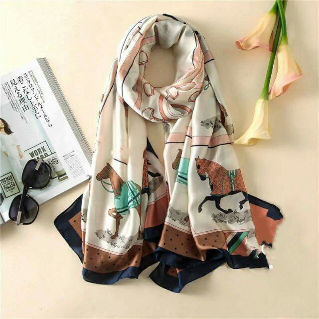 Freeship 99k TQ_Khăn silk 100% khổ rộng | BigBuy360 - bigbuy360.vn