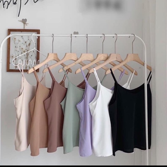 Áo 2 dây đũi lụa
