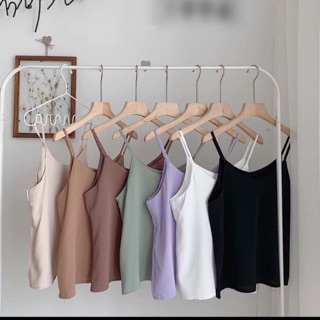 Áo 2 dây đũi lụa