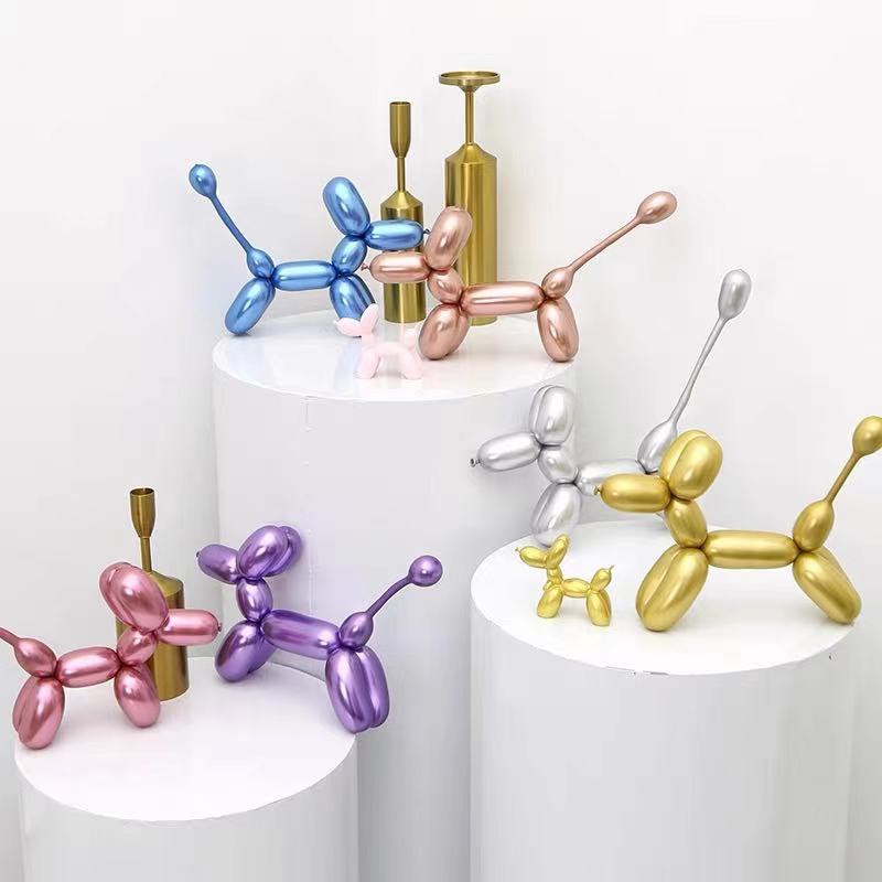 Set 10 bong bóng cao su latex dài thỏa sức sáng tạo