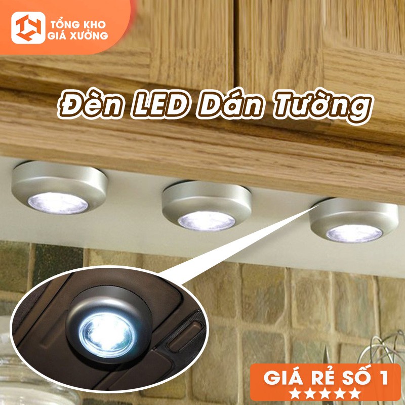 Combo 2 Đèn LED Dán Tường 4 Bóng Chạy Bằng Pin