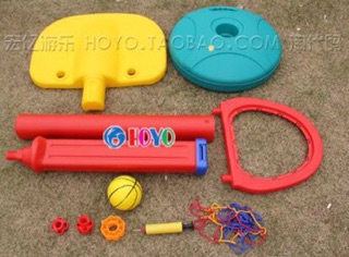 Cột ném bóng rổ nhựa nhập khẩu