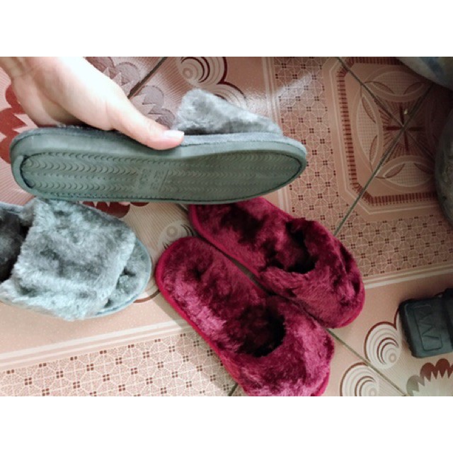 DÉP LÔNG ĐI TRONG NHÀ MỘT MÀU SANG CHẢNH