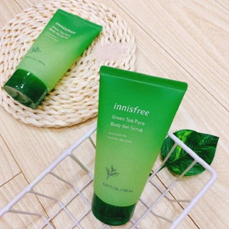 [Chính Hãng] Tẩy Tế Bào Chết Toàn Thân Trà Xanh – Innisfree Green Tea Pure Body Gel Scrub 150ml