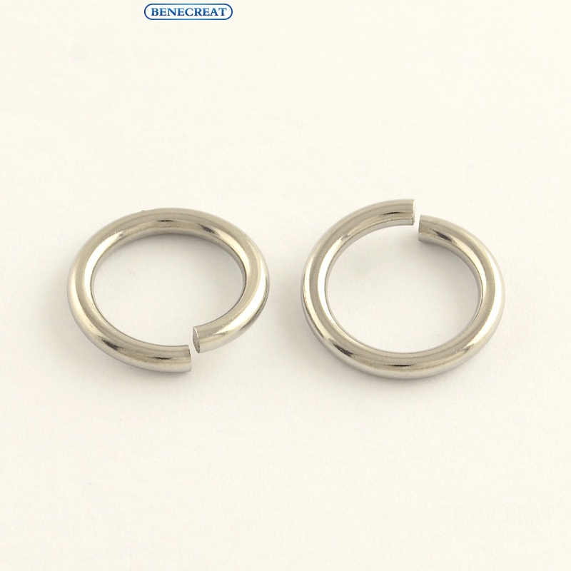 Bộ 20 khoen thép không gỉ 304 BENECREAT 3mm đến 15mm nhiều màu sắc đa dạng