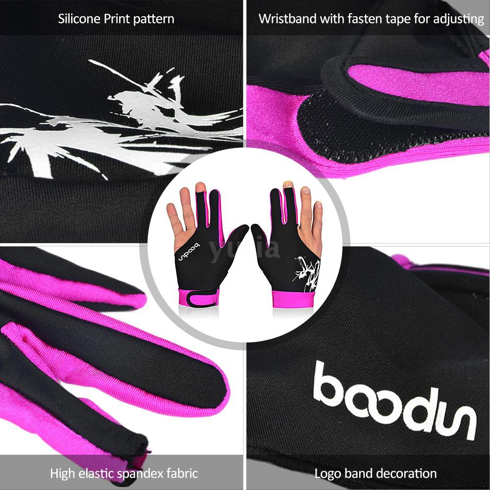 Găng Tay Đánh Bida Hở 2 Ngón Thích Hợp Cho Tay Trái Và Tay Phải