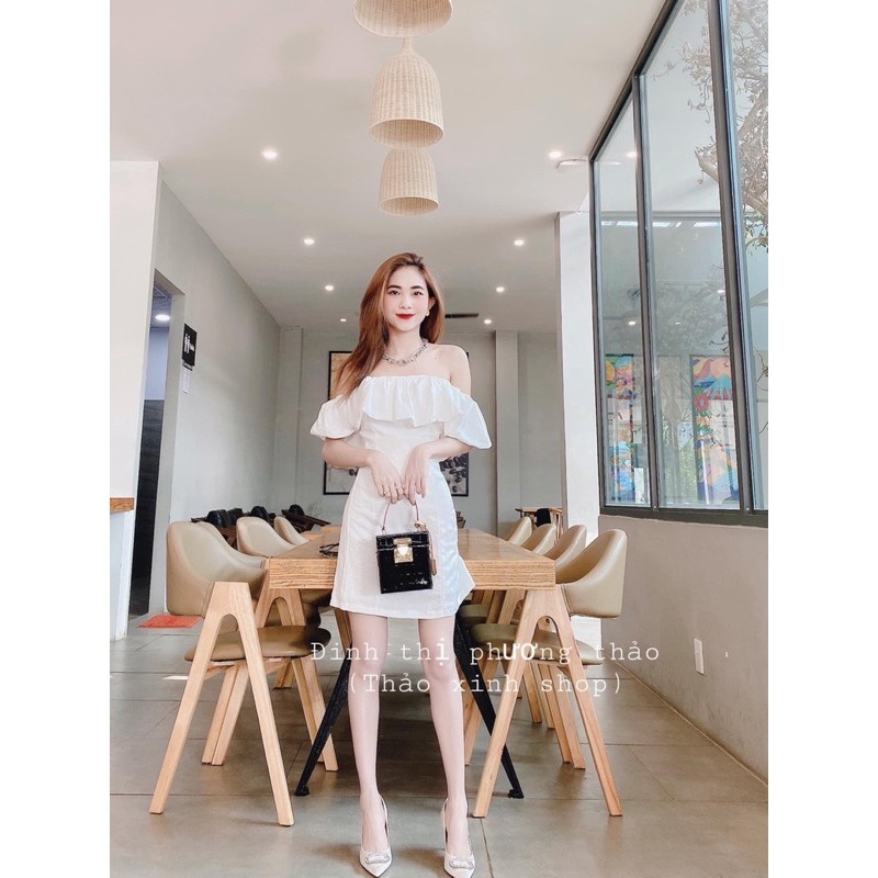 Váy trễ vai bèo quyến rũ HT 221 | BigBuy360 - bigbuy360.vn