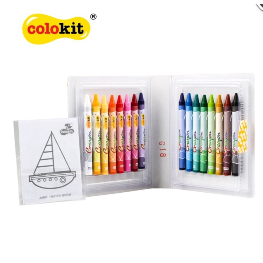 Sáp màu Colokit CR-C08  hàng có kiểm tra chất lượng và an toàn