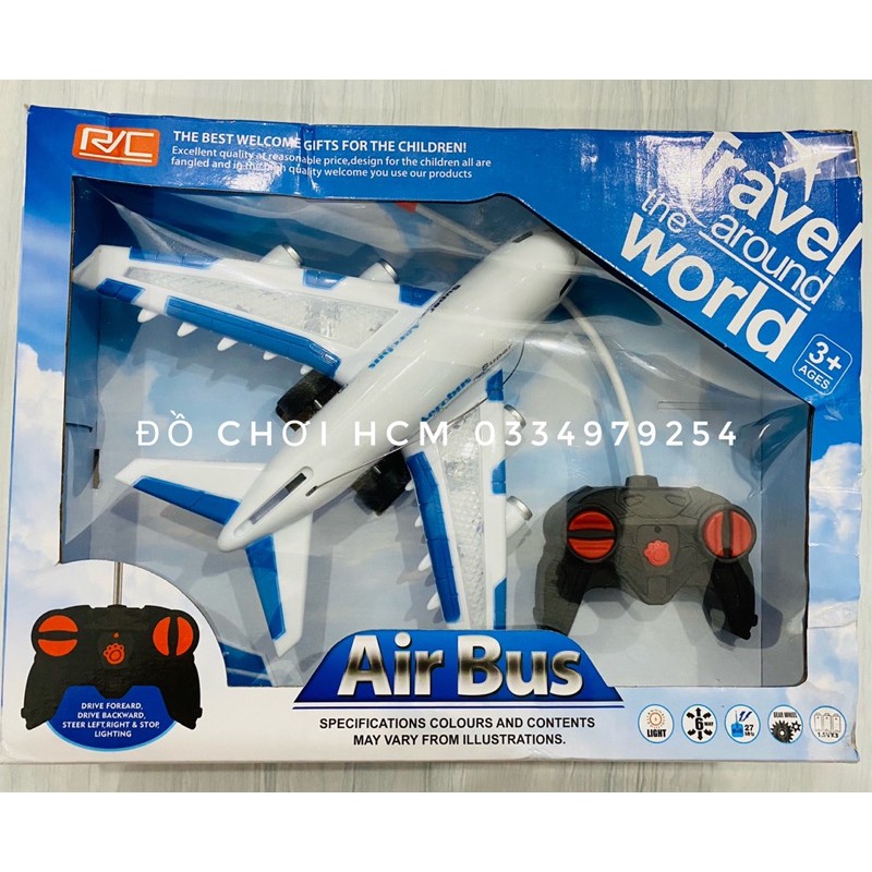 Đồ chơi máy bay điều khiển từ xa có đèn tín hiệu dành cho bé thích khám phá mô hình máy bay làm phi công