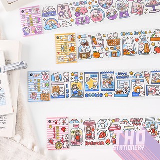 Sticker cute washi tape hình dán dễ thương miếng dán công chúa trang trí sổ planner bullet journal dụng cụ dán Stick Me
