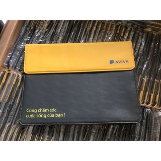 {SALE SALE } Bìa da đựng hợp đồng logo aviva