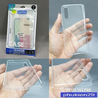 [MEIZU 16S PRO] Ốp lưng silicon dẻo trong Henyou