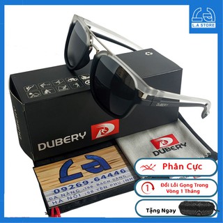 Kính mát phân cực dubery - the gemini - d1948 bạc đen