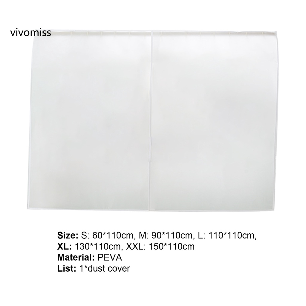 Túi Bọc Quần Áo Hai Mặt Trong Suốt Chống Ẩm Chống Bụi Tiện Dụng Cho Phòng Ngủ