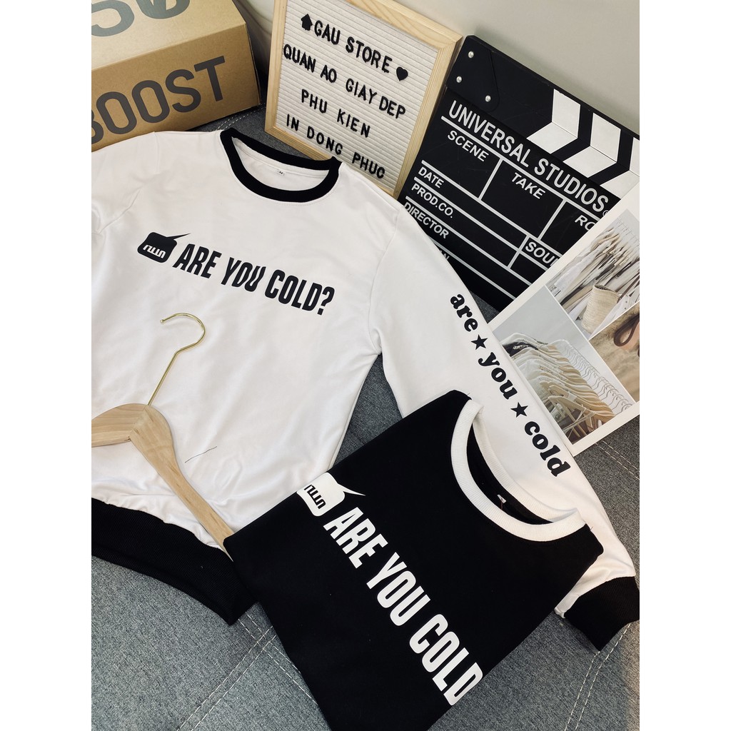 Áo sweater GẤU 194 vải thu đông co dãn, dày dặn mềm mịn form rộng phong cách Unisex - SW ME | BigBuy360 - bigbuy360.vn