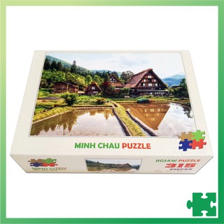 Tranh xếp hình 315 mảnh - Làng cổ Shirakawa-go