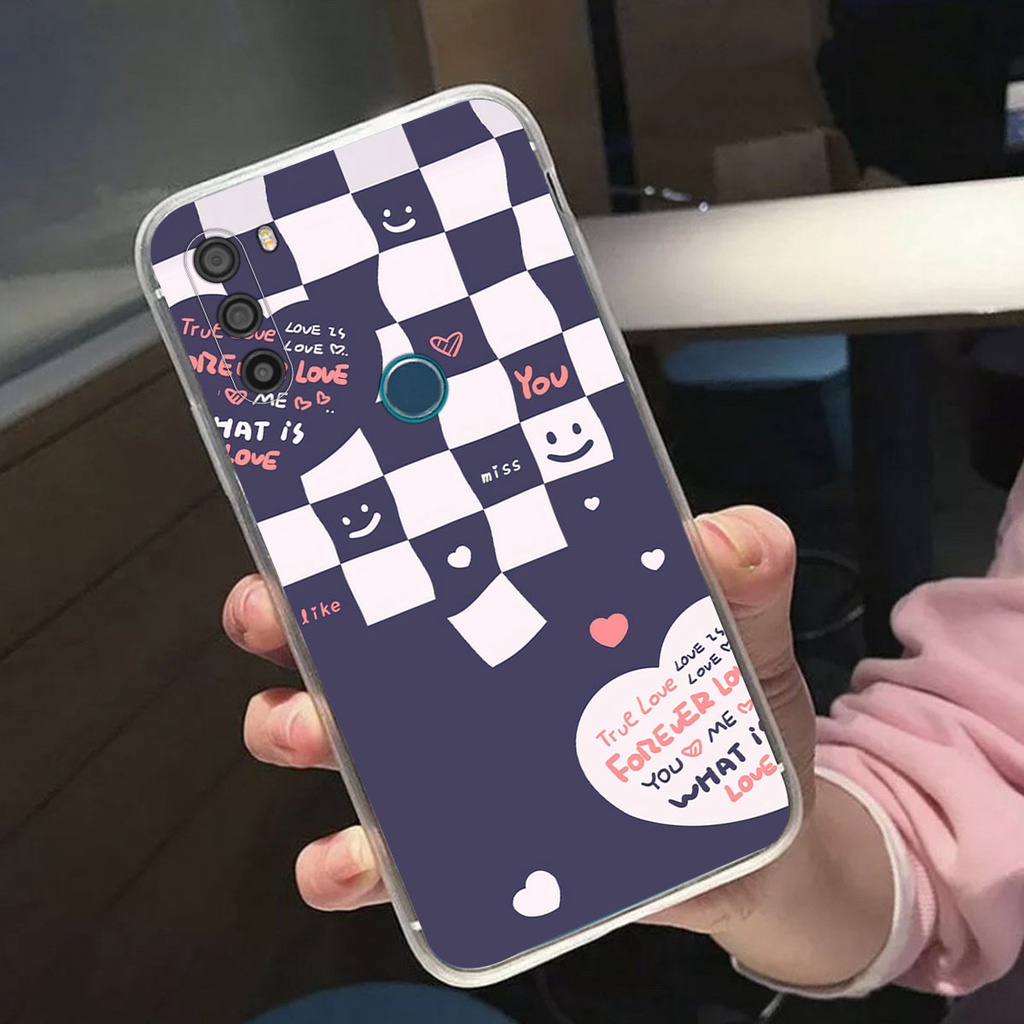 Ốp Vsmart Active 3 in hình trái tim, caro kẹo ngọt đầy cá tính siêu đẹp siêu chất
