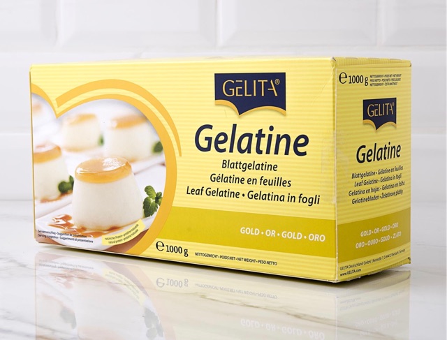 Lá Gelatine Đức 1kg  / Lá Gelatin