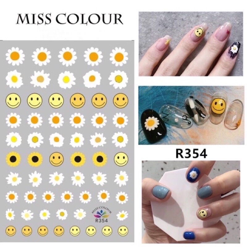 sticker dán móng tay mới 3d