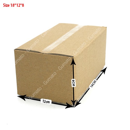 Hộp giấy P39 size 18x12x8 cm, thùng carton gói hàng Everest