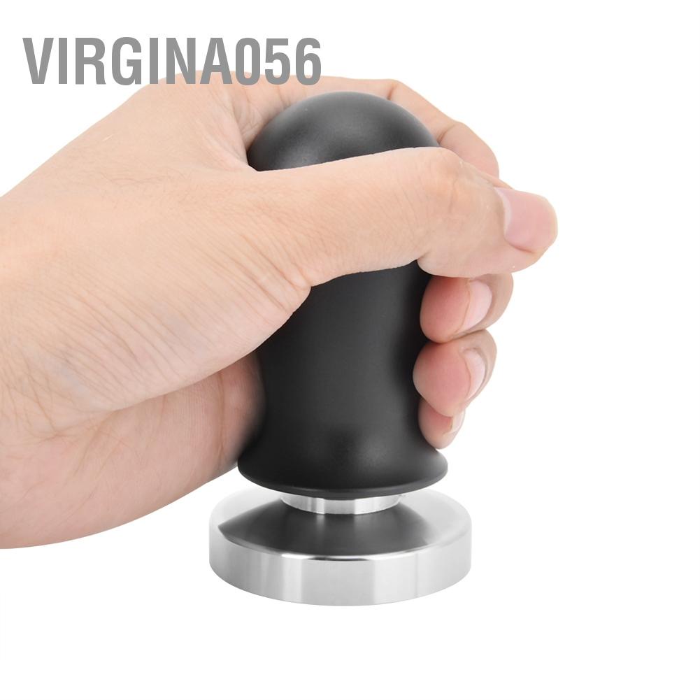 Hot DealsBlack Color Stainless Steel Flat Base Coffee Tamper Pressing Tool (flat base)Spot ExpressVirgina056