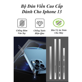 Dán viền iphone 13 pro / iphone 13 pro max trong suốt ppf tự phục hồi vết xước - dán dẻo iphone 13 pro