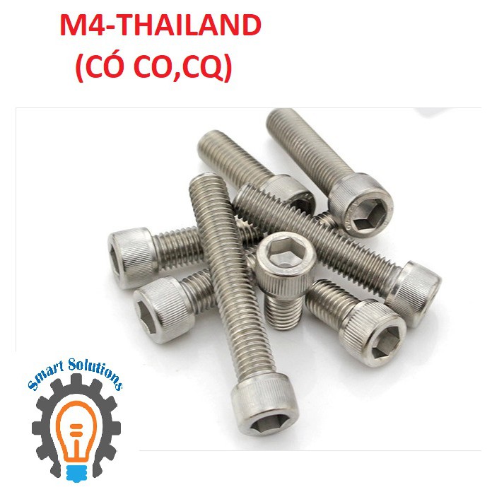 (100 Chiếc) Bu Lông lục giác chìm đầu trụ M1.4 SUS304 (Xuất sứ THAILAN, Có CO, CQ)