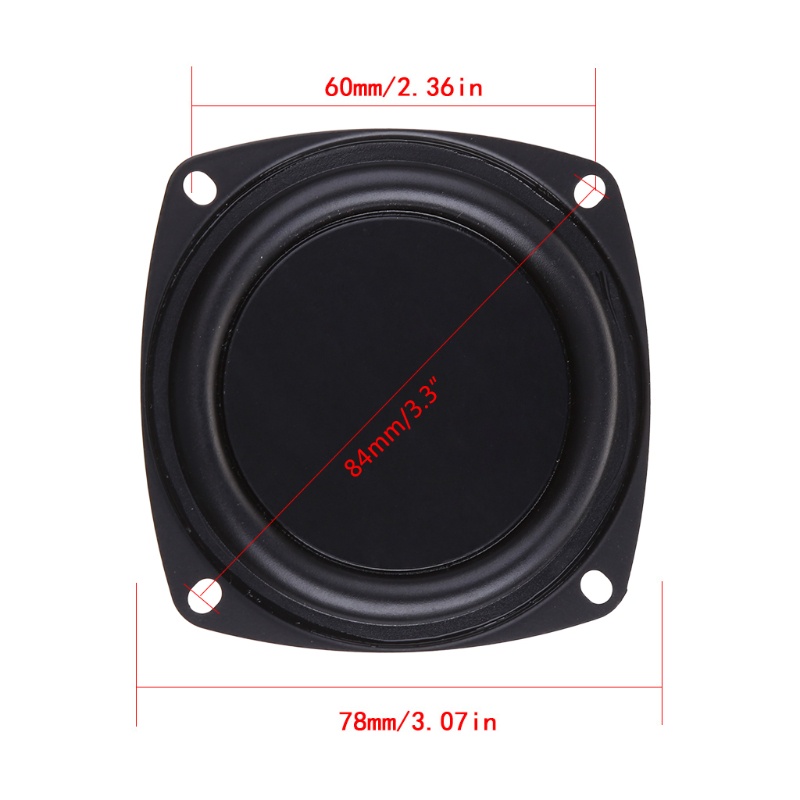 Set 2 màng loa tần số thấp 3&quot; chất lượng cao cho loa âm trầm