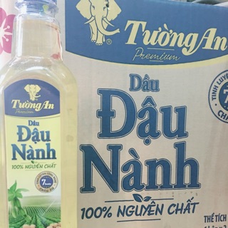 2 chai Dầu đậu nành tường 1 l hsd: 1-8-2021