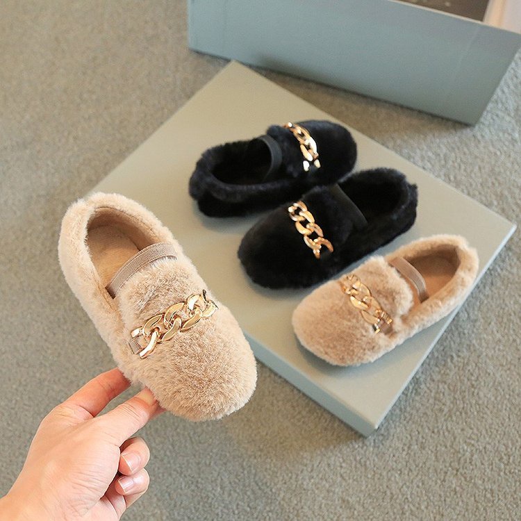 Giày cotton giữ ấm thời trang cho bé