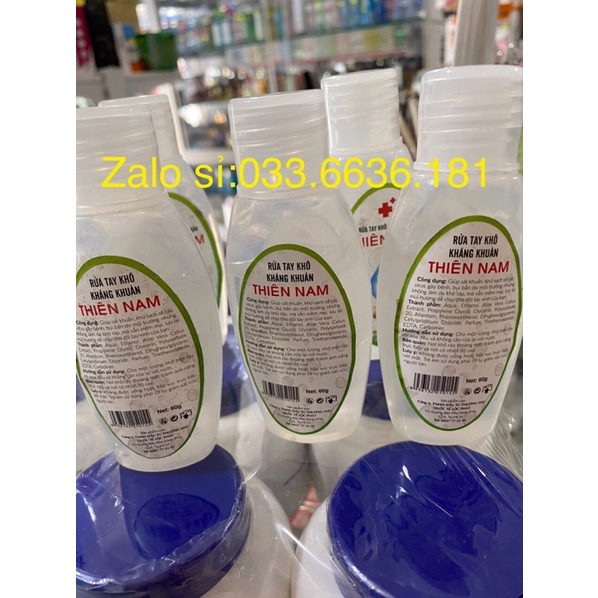gel rửa tay khô kháng khuẩn Thiên Nam 60g