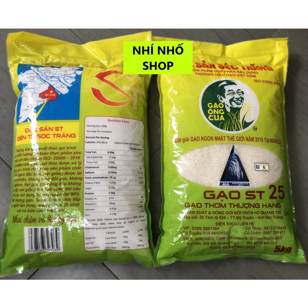 GẠO SÓC TRĂNG ST25 - Gạo ngon nhất thế giới