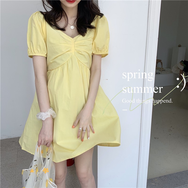 Đầm Ngắn Tay Thiết Kế Thanh Lịch Thời Trang Dành Cho Nữ | BigBuy360 - bigbuy360.vn