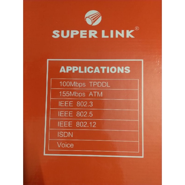 Dây cáp mạng Lan Super Link bấm sẵn 2 đầu RJ45, cáp Internet