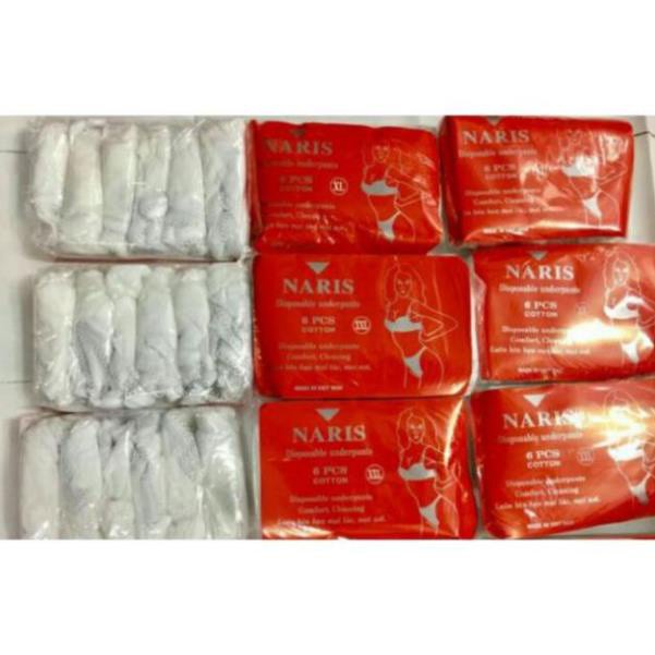 Set 6 quần lót giấy dùng 1 lần Naris(Hàng loại 1)